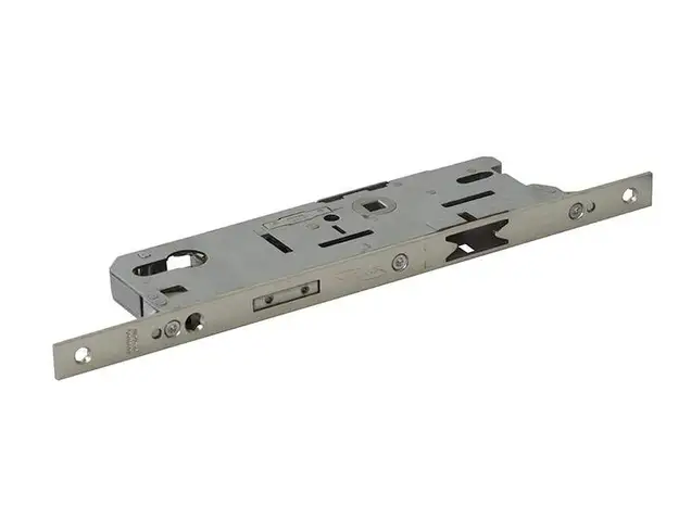Замок однозапорный Maxbar 803PZ 40/16/92/8 никелированный без защелки