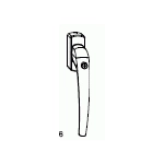 Ручка Si-line PSK 200-Z/GH правая, бронза ср.