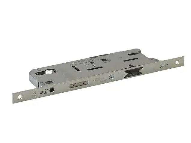 Замок однозапорный Maxbar 803PZ 45/16/92/8 никелированный без защелки