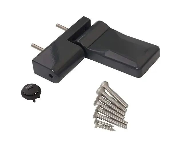 Петля дверная ELEMENTIS серия IQ-Plus 16-19 мм, Антрацит RAL7016