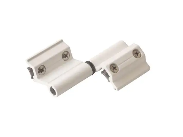 Петля поворотная оконная, Проведал, регулируемая +-1,2 mm, белая RAL9016