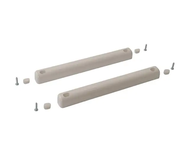 Комплект: клапан вентиляционный SM Tip Vent MINI + козырек наружный TIP MINI, 4-13 m3/ч, белый RAL9016