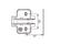 Планка монтажная для петель DTC Pivot Star Anyway Clip-on, H=4, крестовая с эксцентриковой регулировной по высоте, под саморез (в комплекте)