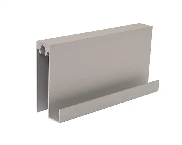 Планка нижняя Classic Slim, алюминий, L=5800 мм, серебро.