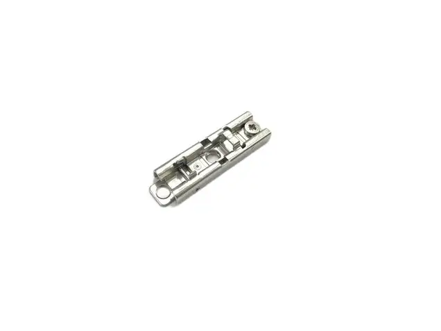 Планка монтажная для петель Firmax Smartline Clip-On, H=4, прямая с регулировкой по высоте, под саморез, никель