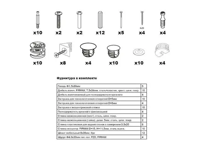 Корпус напольный стандартный 500*530 высотой 720 под фасад