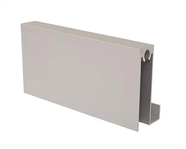 Планка нижняя Classic Slim, алюминий, L=5800 мм, серебро.