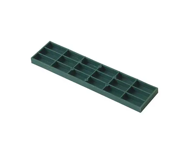 Пластина рихтовочная Bistrong 100x24x5 зеленая