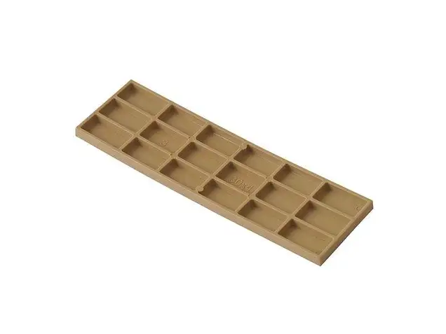 Пластина рихтовочная Bistrong 100x30x4 желтая