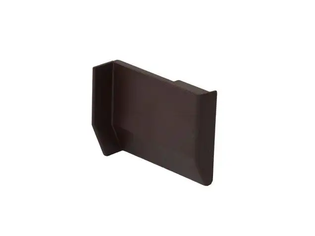 Накладка декоративная для навеса шкафа 801000400DX, коричневая, правая