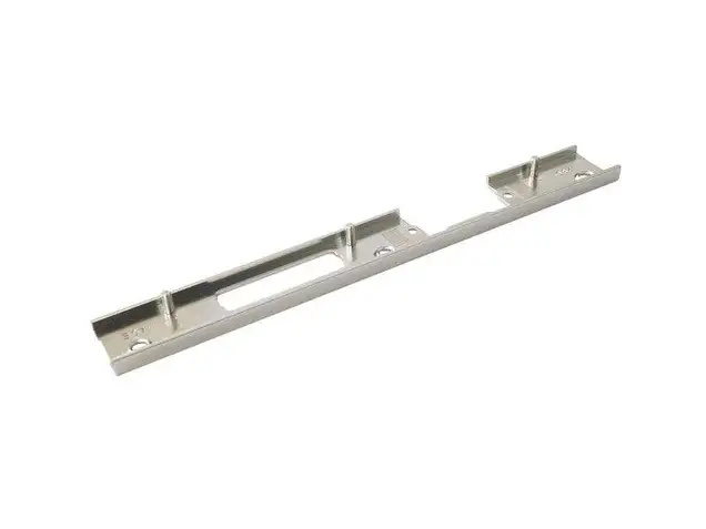 3456513 Планка ответная KFV под ригель и фалевую защелку левая (VEKA Topline AD 103.202/203; Softline AD 103.198/219; Topline 103.222/223)
