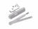 Доводчик Dorma TS-68 EN 2/3/4 с ФОП, Белый RAL9016
