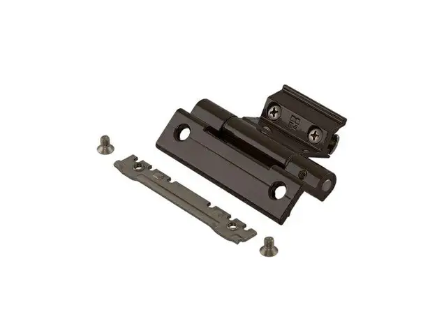 Петля поворотная Bridge, V.01, коричневая RAL8019, 00600600N