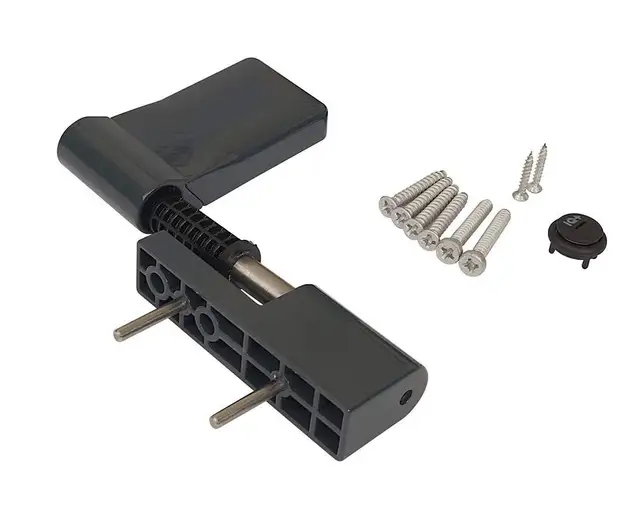 Петля дверная ELEMENTIS серия IQ-Plus 16-19 мм, Антрацит RAL7016