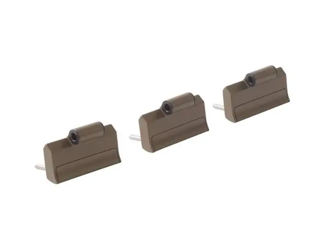 Петля на створке 30мм Patio FOLD Alu /3 шт./ темная бронза