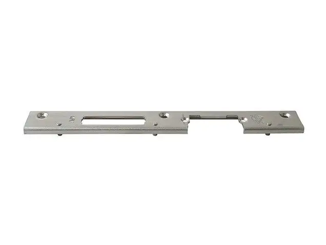 3456513 Планка ответная KFV под ригель и фалевую защелку левая (VEKA Topline AD 103.202/203; Softline AD 103.198/219; Topline 103.222/223)