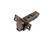 Петля для накладных дверей Alphalux Titan Clip-On, без доводчика, угол открывания 100°, 52 мм, чашка 35 мм, титан