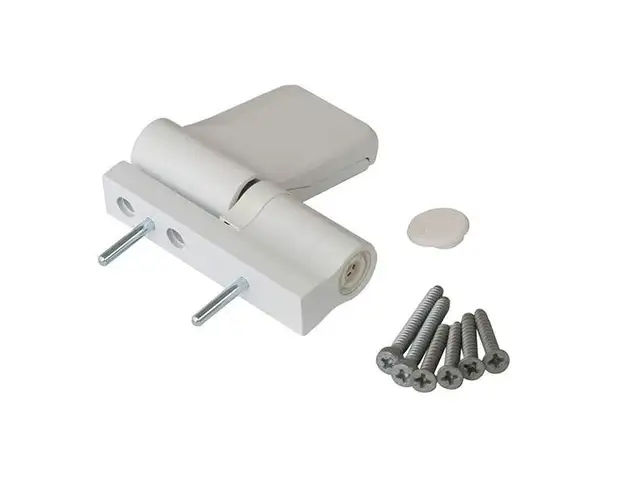 Петля Maxbar KT-N наплав 15-20мм Белый RAL9016