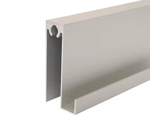 Планка нижняя Classic Slim, алюминий, L=5800 мм, серебро.