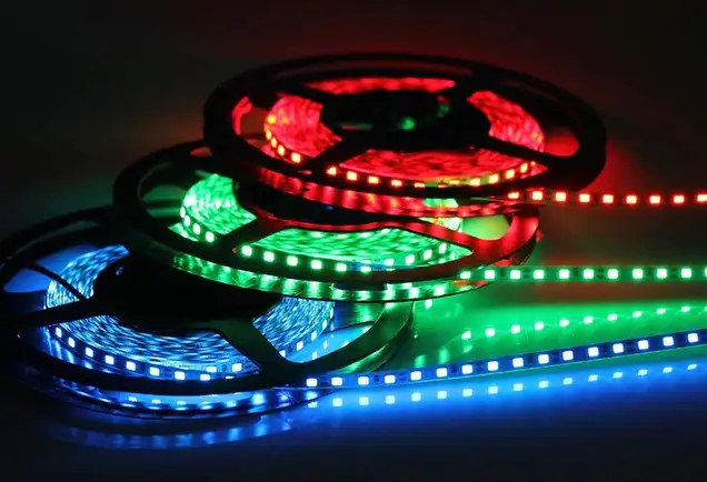 Лента светодиодная 5050/60, 24V, 5м, RGB, IP20, 14.4W/м