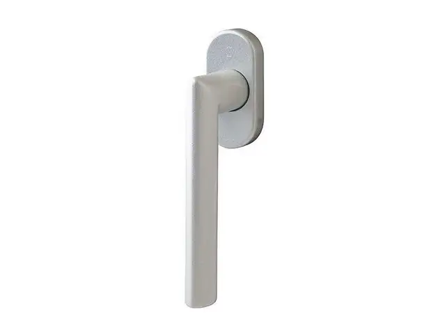Ручка оконная HOPPE Stockholm Secustik+SecuSan, штифт vario fit 32-42 мм, 90°, винты М5х45/50, серебро