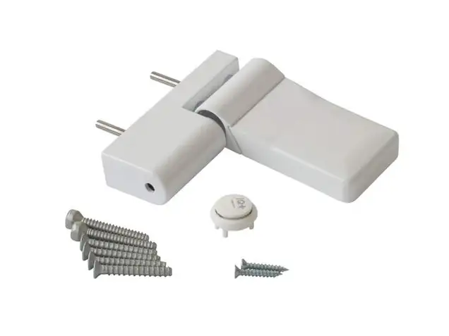 Петля дверная ELEMENTIS серия IQ-Plus 19-22 мм, Белый RAL9016
