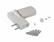 Петля дверная Maxbar PS27 (23-26,5/105-42) RAL9016 E, Белый