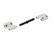 Петля поворотная FLASH BASE, NEWTEC, белая RAL9010, 00128410N