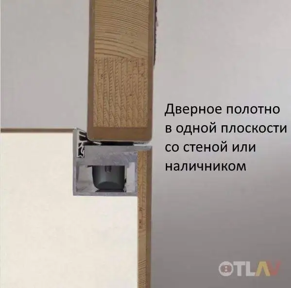 Петля скрытая для компланарных дверей, универсальная, 3D, 130x32/25 мм, 60 кг, цамак и алюминий, с 4 накладками и 4 винтами для крепления накладок, серебро матовое