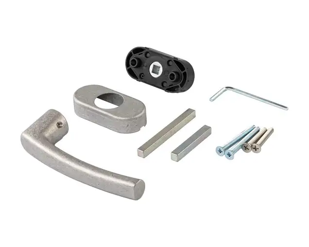 Ручка оконная Rotoline, M5x35/M5x50, 90° неокрашенная