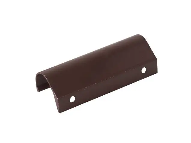 Ручка балконная UHL, металлическая коричневый (80 мм)