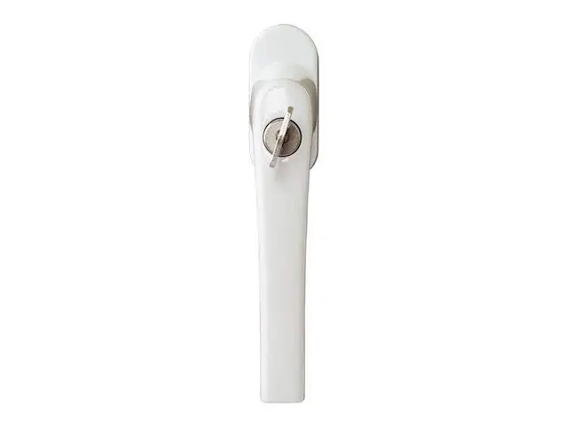 Ручка Rotoline с ключом без логотипа 35мм,белый RAL9010/белый R07.1