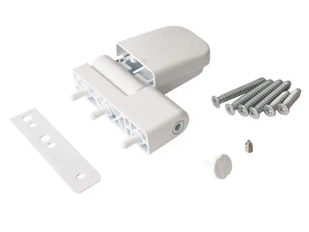 Петля дверная Maxbar 89NN, 16,5-19 мм, Белый RAL9016