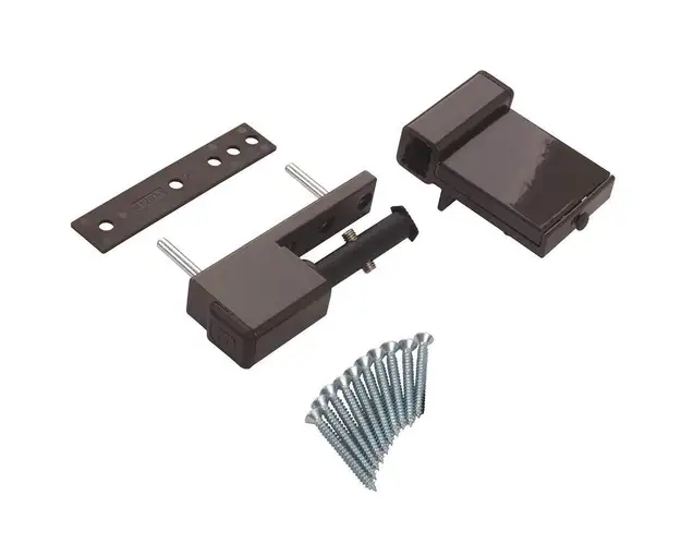 Петля дверная Elementis Compact, на 80кг., Коричневый RAL8019