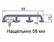 Наличник Exter 58х10мм темный дуб (Renolit 2052-089) 6,0 м