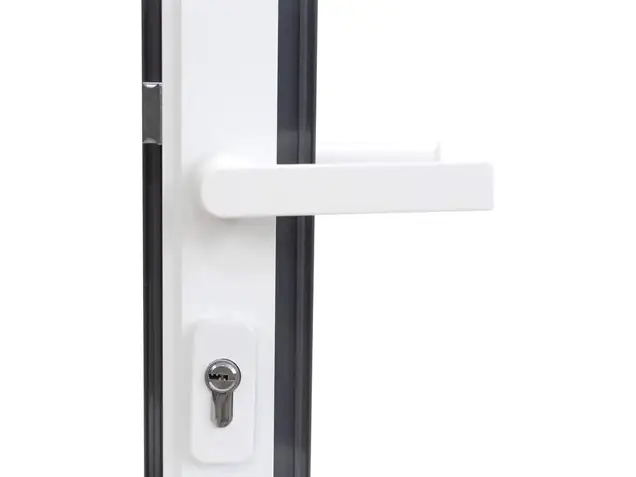 Ручка NP Ultra дверная двустор., круглая, RAL9010, комплект, 03992410