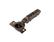 Петля для накладных дверей Alphalux Titan Clip-On, без доводчика, угол открывания 100°, 52 мм, чашка 35 мм, титан