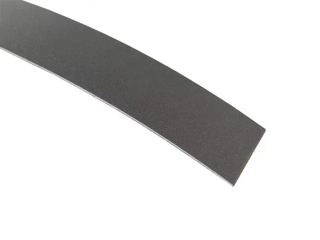 Кромка ABS ALPHA-TAPE Metallica 23х1 мм, одноцветная, без защитной пленки, черный Metaldeco