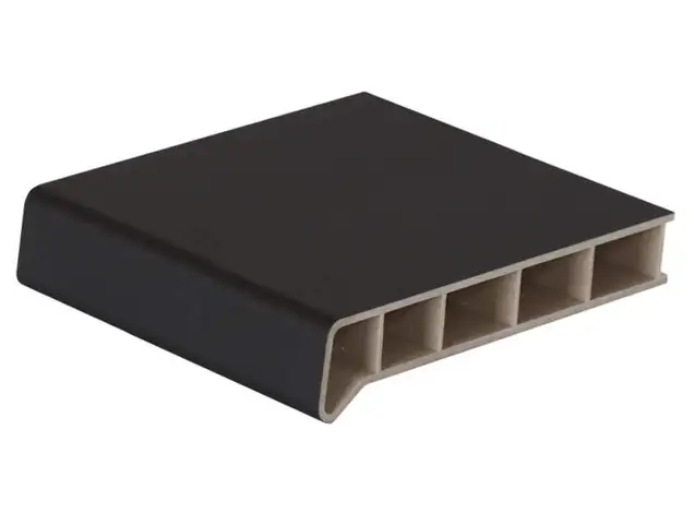 Подоконник пластиковый Moeller LD S 30 /400/ черный ультрамат /5,5м/ (clean-touch)