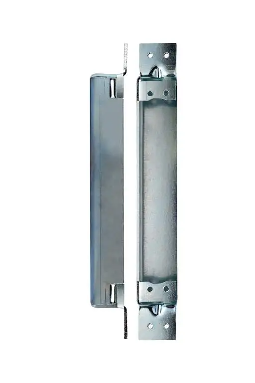 Пластина фиксирующая для скрытых петель OTLAV 130x91 мм, для металиических рам, для прикручивания, оцинкованная