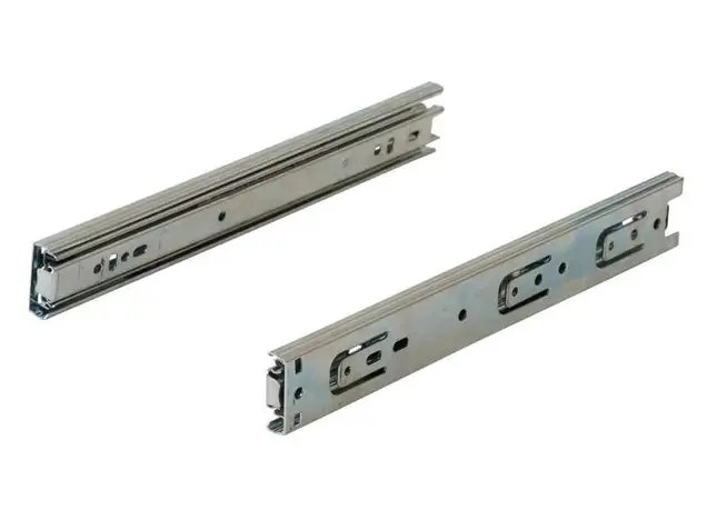 Направляющие шариковые Firmax Soft-Close полного выдвижения, 1 пружина, H=45 мм, L=350 мм