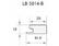 Профиль  МДФ AGT LB-5014-B 18*42*2800 мм, тик (248)