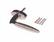 Ручка оконная HOPPE ATHINAI Secustik M056/US937 (F49/F69), variofit 32-42 мм. 90°, 2 вита M5X45/50