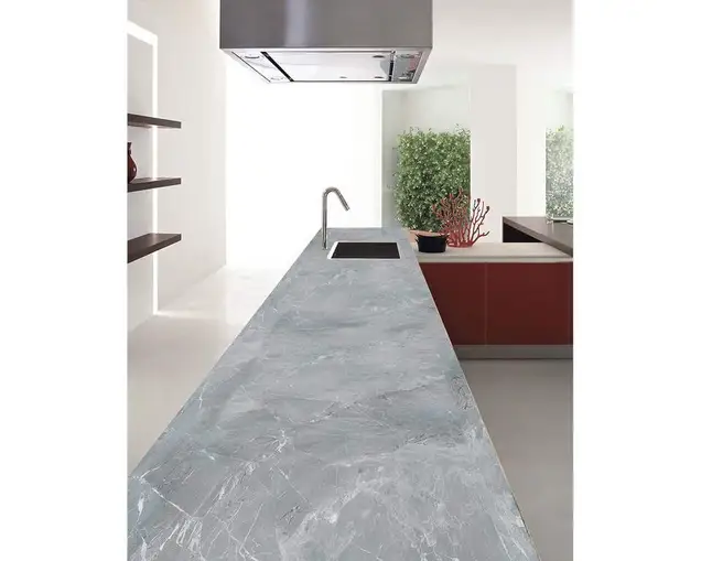 Угловой элемент постформинг R3  FS121 S7 Лацио серо-голубой ELEGANCE , 900*900*38 мм