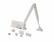 Доводчик Dorma TS Nano Size 2 (тяга в комплекте), белый