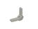 Уголок 9,5мм для газонаполнение с отверстием,  бел., под рамку PVC