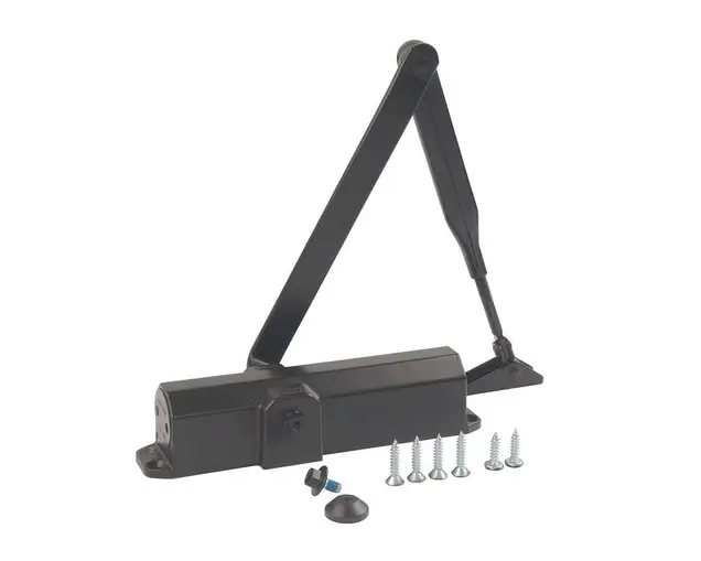 Доводчик Dorma TS-Compakt Size2/3/4 с тягой, Черный (RAL9005)
