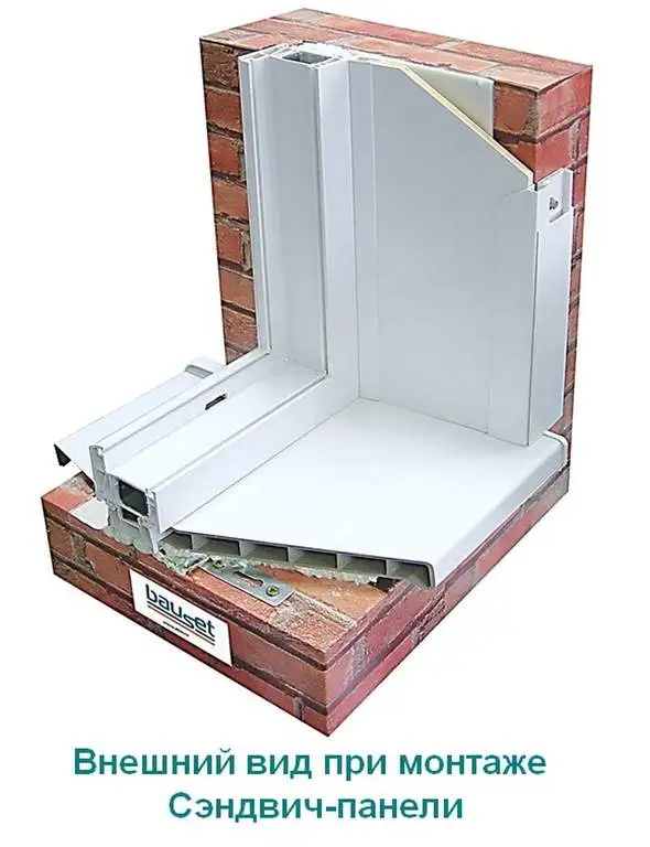 Сэндвич-панель Bauset TPL Premium 10х1500х3000 (0,8х0,5) белый матовый