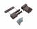 Петля дверная Elementis Compact, на 80кг., Коричневый RAL8019