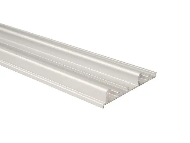 FM602 Направляющая верхняя, накладной монтаж, серебро, L=5000 мм, FIRMAX.